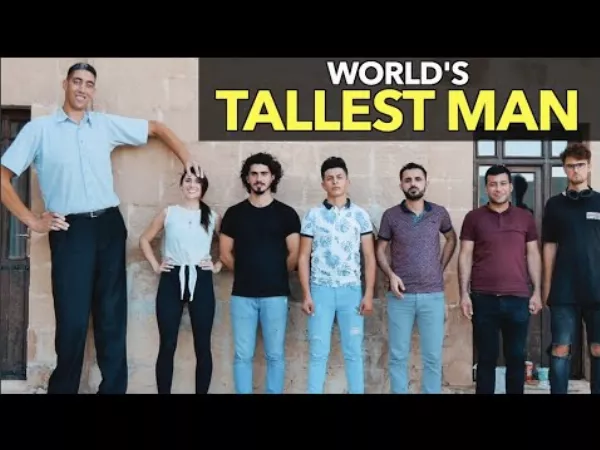 A világ legmagasabb embere - videón!