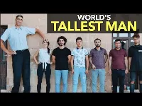 A világ legmagasabb embere - videón!