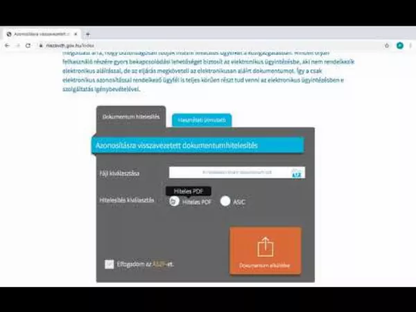 Hogyan lehet Ügyfélkapuval elektronikusan aláírni és hitelesíteni egy iratot?