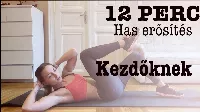 12 perces hasizom edzés - és bordás hasad lesz, meglátod!