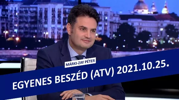 Márki-Zay Péter volt az ATV Egyenes beszéd vendége 