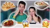 Csecse Kitti azt eszi, amit Attila rendelt neki - első közös videó Kitti csatornáján