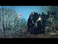 Lengyel - fehérorosz határon történt: átszakították a kerítést a migránsok