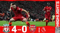 Ismét parádézott a Liverpool és  4-0-ra kiütötte az Arsenalt 
