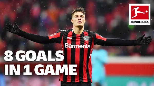 Bomba formában Patrik Schick, 4 gólt szerzett a Bayer Leverkusen színeiben