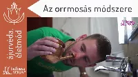 Orrmosás neti kancsóval, sós vízzel, egyszerűen, otthon