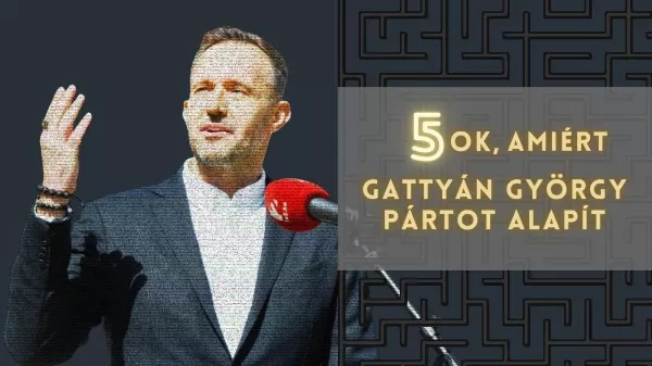 Vona Gábor elmondja mi az az 5 ok, amiért Gattyán György pártot alapít | Élő premier