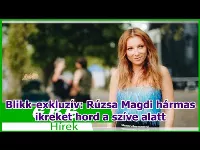 Rúzsa Magdi hármas ikreket hord a szíve alatt