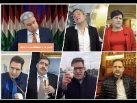 Somogyi András magyar politikusok bőrébe bújva kíván boldog új évet! 