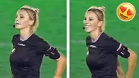 Gyönyörű női játékvezetők a futballpályákról