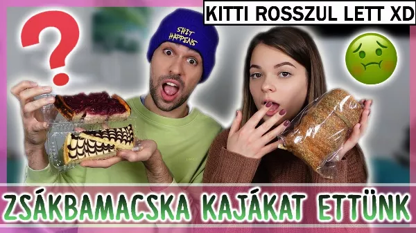 Attila és Kitti újra közös videóban, Kitti rosszul lett a kajától!