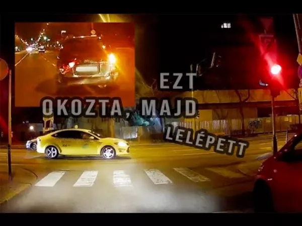 VIDEÓ: Átment a piroson, olvasónk telibe verte. Ezután komótosan lelépett