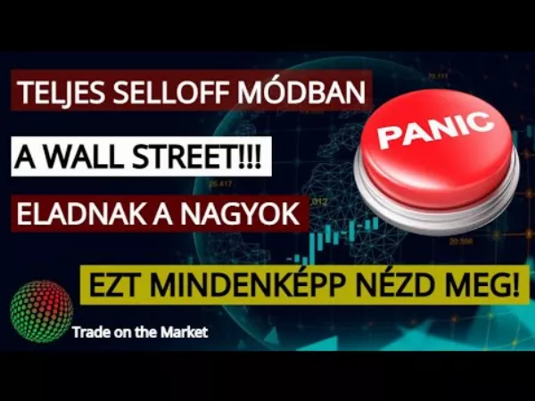 Teljes Wall Street SELLOFF‼️