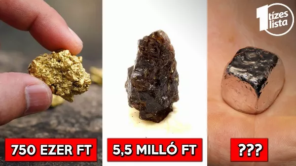 A világ legértékesebb anyagai, amikből pár gramm is milliókat ér