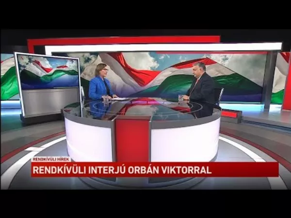 Rendkívüli Orbán interjú az M1-en