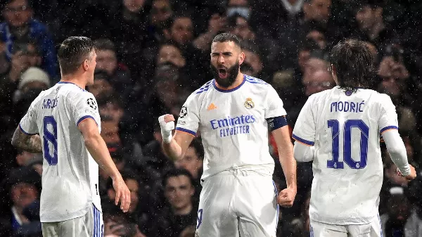 Benzema triplával küldte padlóra a Real a Chelsea-t Londonban