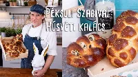 Háromféle húsvéti kalács egy tésztából, Szabi a pék megmutatja hogy kell! 