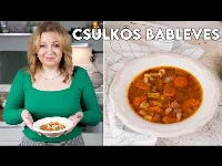 Gáspár Bea csülkös bablevest főzött a Mindmegette konyhájában