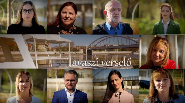 Tavaszi versekkel jelentkezett a Szeged Televizió a Tisza partjáról