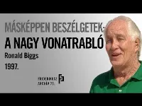 Az angliai nagy vonatrablás híres elkövetője, Ronald Biggs