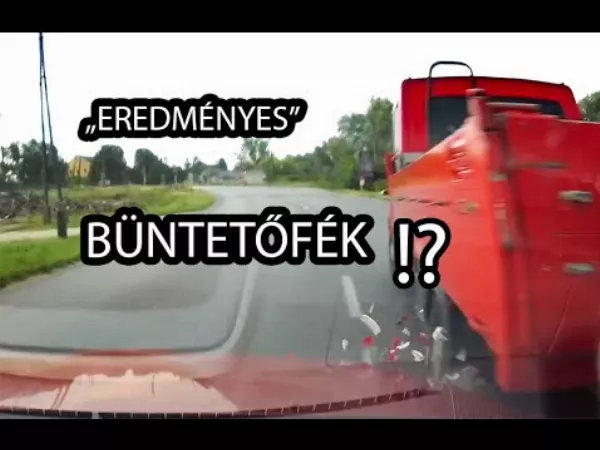 A rendőr szerint EZ NEM BÜNTETŐFÉKEZÉS VOLT. A kamerás autós kapta a bírságot