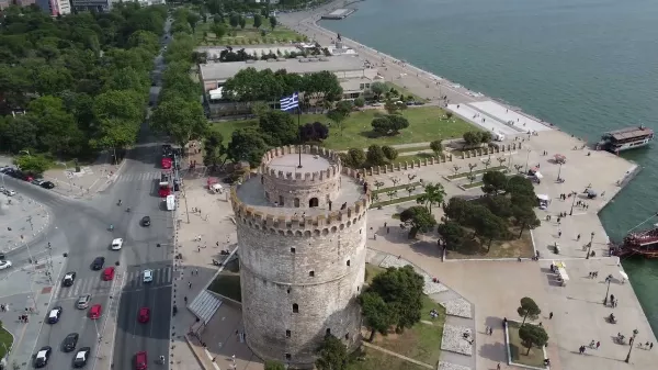 Thessaloniki, mint görög uticél - felfedezés drónnal