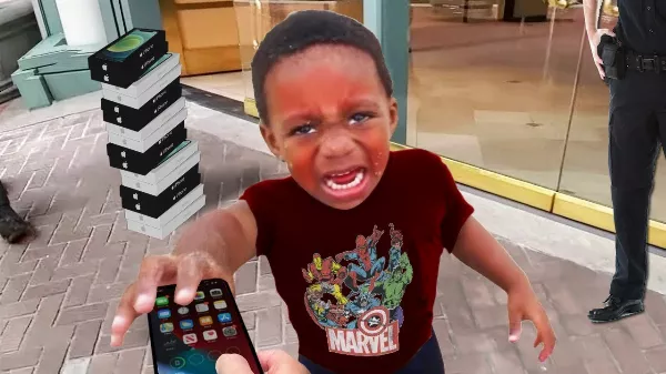 ELKAPTÁK, MIKOR AZ ÚJ IPHONE PRO-T PRÓBÁLTA ELLOPNI...