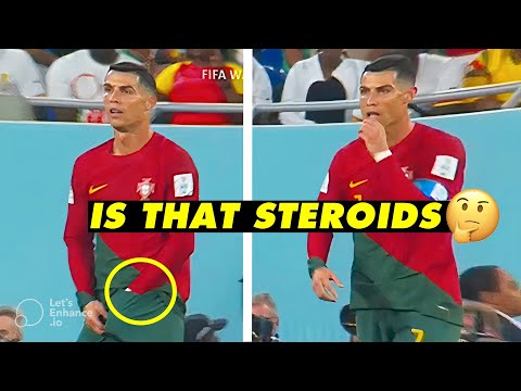 Cristiano Ronaldo mit eszik 🙄 az övéből Ghána elleni gól előtt!?