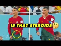 Cristiano Ronaldo mit eszik 🙄 az övéből Ghána elleni gól előtt!?