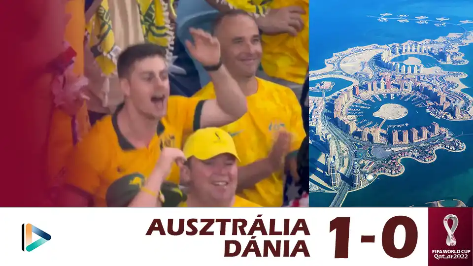 Ausztrália Dániát megelőzve bejutott a legjobb 16 közé