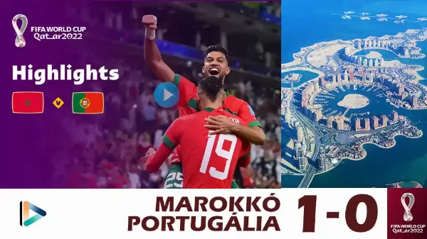 Marokkó Portugáliát is elbúcsúztatta, először afrikai csapat a 4 között
