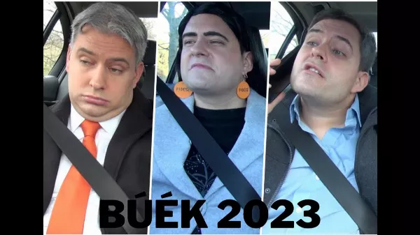 Orbán, Novák, és Mészáros Lölő is Somogyi András humorista taxijában utozott a szilveszteri buliba