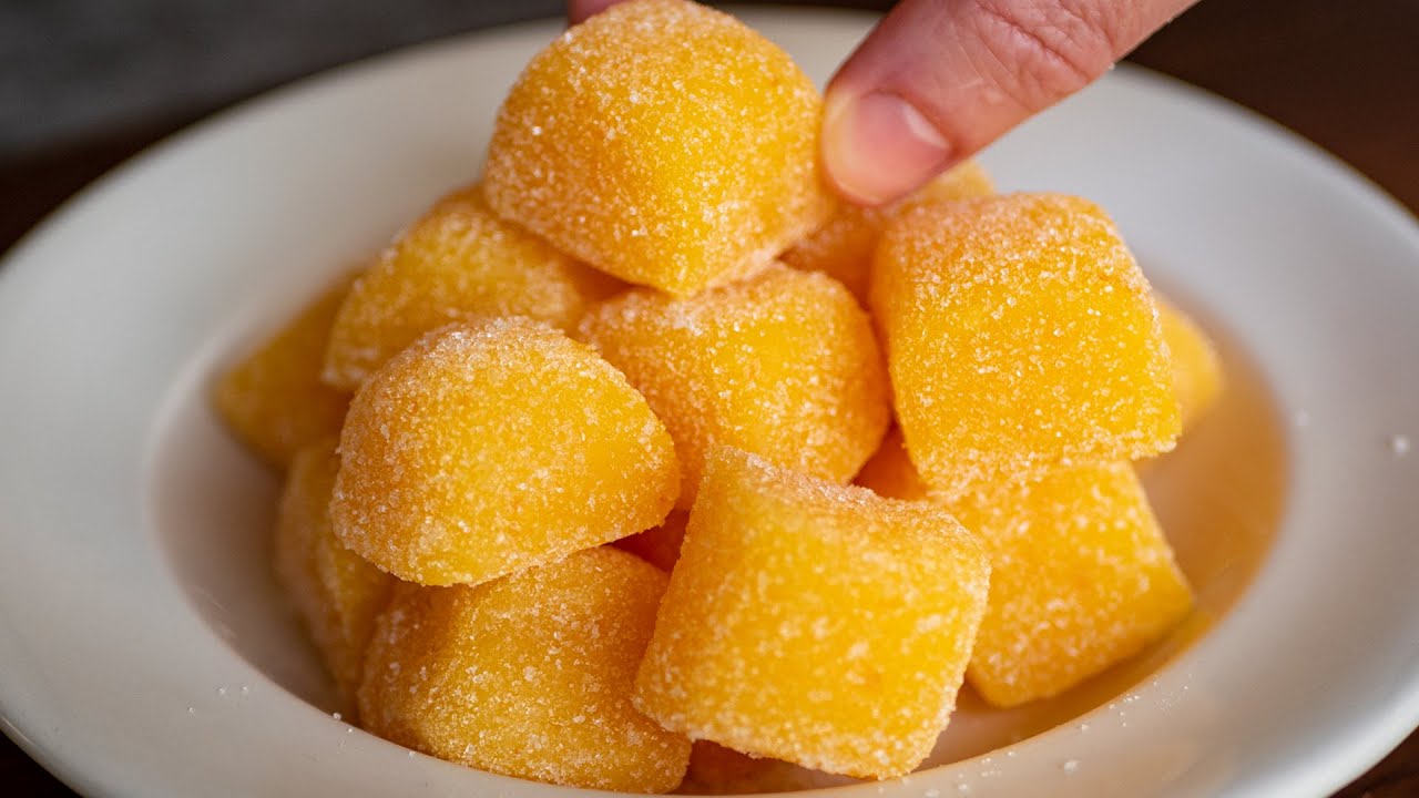 Kézzel gyártott narancskocka! Egyszerű, édes és finom!