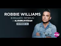 Hálószobai ágyából adott interjút Robbie Williams 