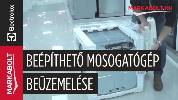 AEG, Electrolux, Zanussi beépíthető mosogatógép beüzemelés 