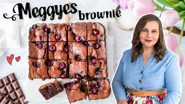 Meggyes brownie recept 🍒🍫 szétolvad a szádban