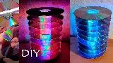 Régi cd kézműves ötletek / DIY lámpa régi lemezekből