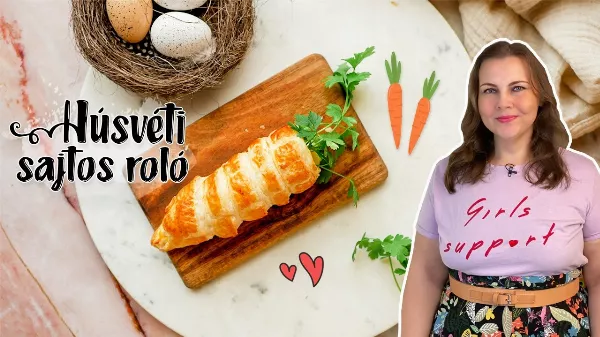 Húsvéti sajtos roló 🥕 vendégváró húsvéti recept