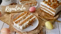 Répatorta recept🥕🍰 pekános, fehércsokis, egyszerű és nagyon finom!