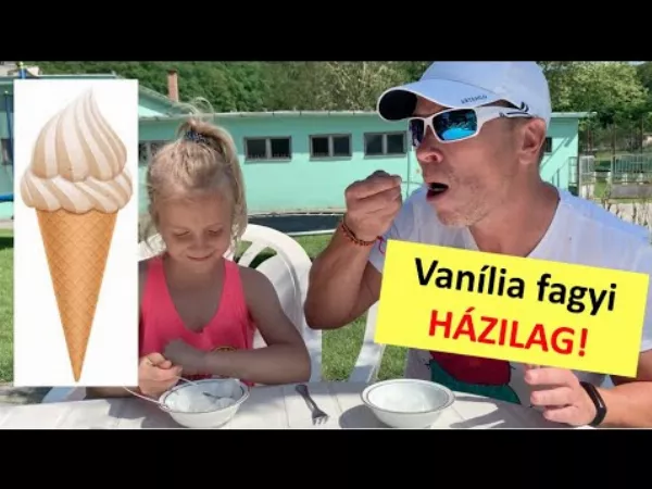 Vanília fagyi készítése otthon, olcsó házi vaníliafagyi recept videó