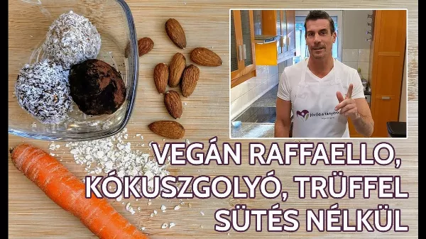 3 sütés nélküli vegán süti: raffaello, kókuszgolyó, trüffel 