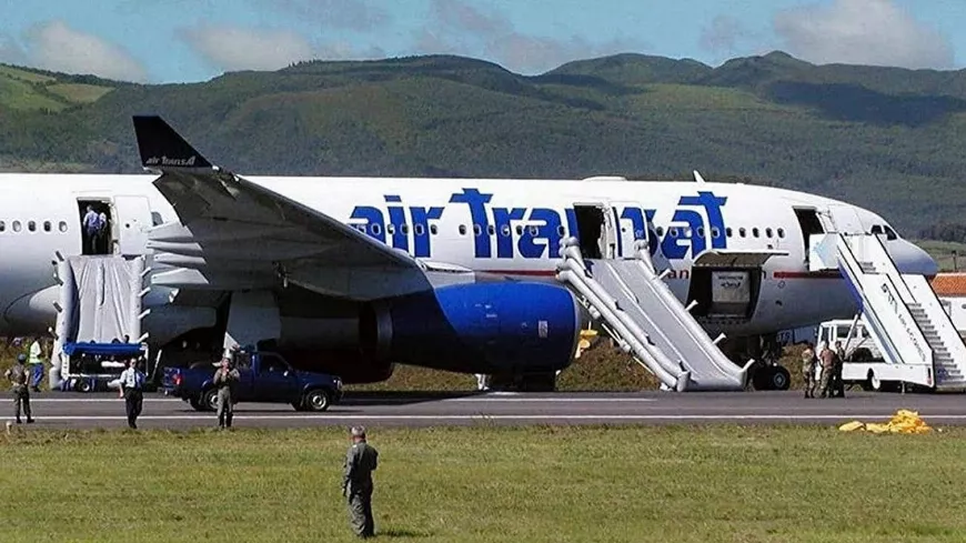 Vészhelyzet az óceán felett, ✈️ leszállás hajtóművek nélkül 