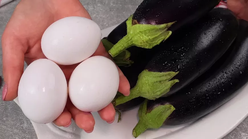 Miért nem főztem még soha így? 3 legegyszerűbb és legfinomabb csirke tojás és padlizsán 🍆 recept