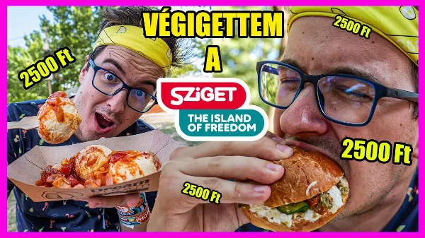 Egy fiú végigette a Sziget Fesztivált: mutatjuk az árakat és a minőséget kajáról, kajára