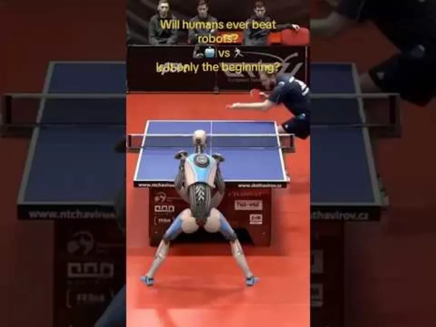 A robotok a ping pongban is átvették az irányítást 👀 Miért jobbak a robotok?