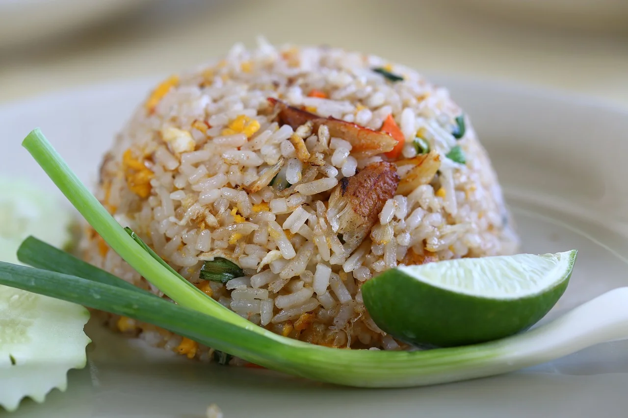 rizs köret étel citrom zöldség