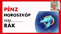 RÁK horoszkóp 2024 pénzügyek, szerencse horoszkóp