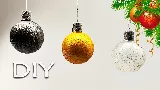 Karácsonyi labdák – roll-on dezodorból készült karácsonyfagolyók