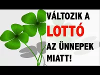 FIGYELEM! Változik a lottóhúzás 🍀Karácsonykor🎄! Siess lottót venni, ha szeretnél!