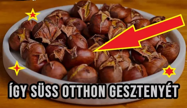 Miért titkolják ezt a receptet? 🌰  Szelíd gesztenye sütésének egyszerű lépései! 🌰 Így süss otthon szelíd gesztenyét